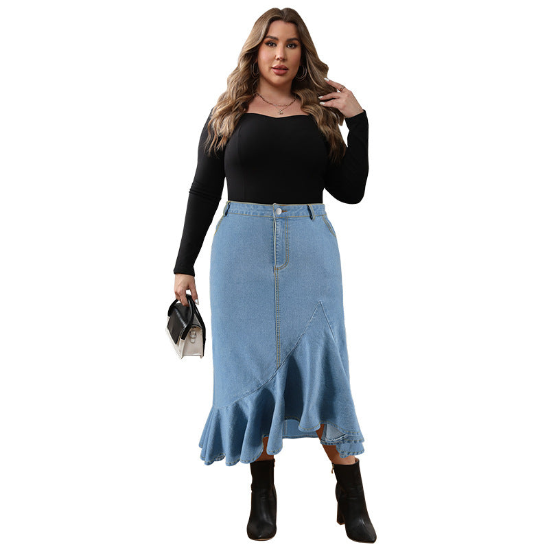 Plus Size Elegant Two-Piece Suit – Casual Loose Fit for Spring and Autumn (F00278027)